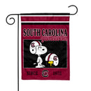 South Carolina Gamecocks Peanuts Game Day 13x18 Inch Double Sided Garden Flag