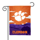Clemson Tigers Scenic Double Sided Garden Flag (13"X18")