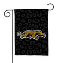Jaguars Prowler Logo Black Leopard Print Background 13X18 Double Sided Garden Flag