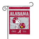 Alabama Crimson Tide Peanuts Game Day 13x18 Inch Double Sided Garden Flag