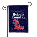 Mississippi Ole Miss Double Sided Garden Flag