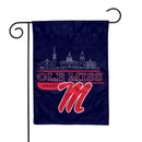 Mississippi University City Design Garden Flag (13"X18")