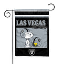 Las Vegas Raiders Peanuts Game Day 13x18 Inch Double Sided Garden Flag