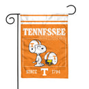 Tennessee Volunteers Peanuts Game Day 13x18 Inch Double Sided Garden Flag