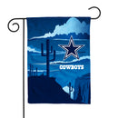Dallas Cowboys Scenic Double Sided Garden Flag (13"X18")