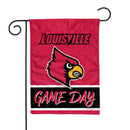 Louisville Game Day 13 X 18 Inch Double Sided Garden Flag