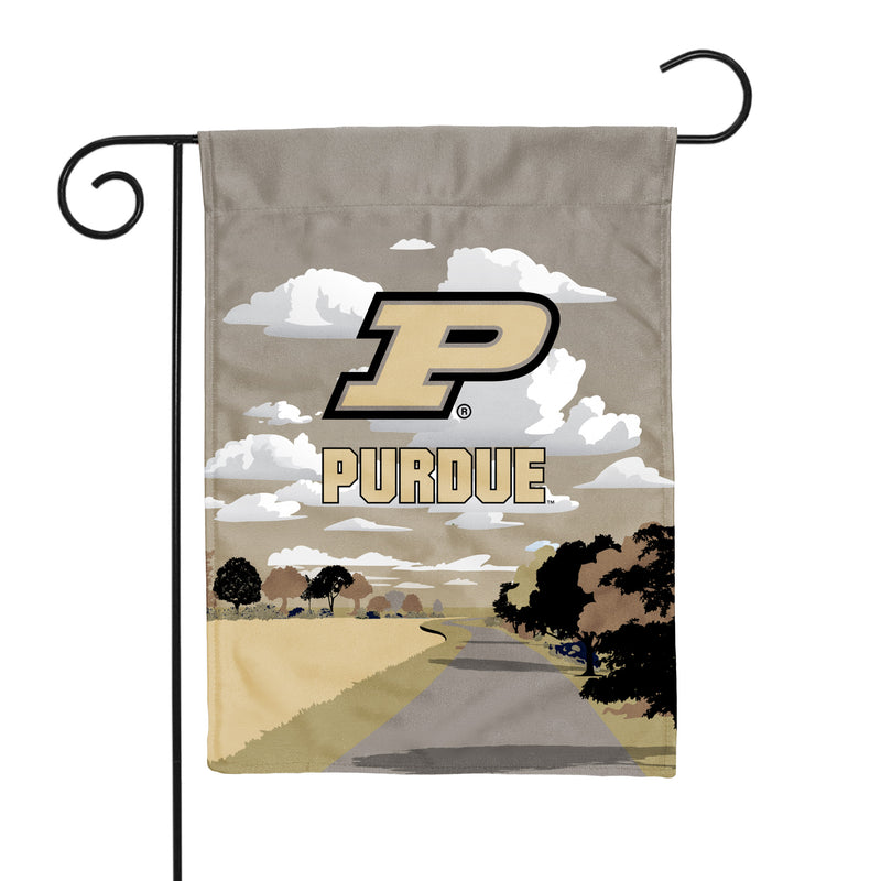 Purdue Boilermakers Scenic Double Sided Garden Flag (13"X18")