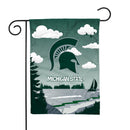 Michigan State Spartans Scenic Double Sided Garden Flag (13"X18")