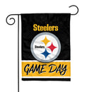 Steelers Game Day 13x18 Inch Double Sided Garden Flag