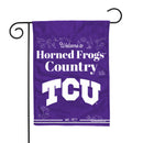 TCU Horned Frogs Double Sided Garden Flag