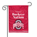 Ohio State Buckeyes Double Sided Garden Flag