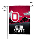 Ohio State Buckeyes Scenic Double Sided Garden Flag (13"X18")