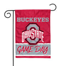 Ohio State University Game Day 13 X 18 Inch Double Sided Garden Flag