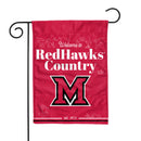 Miami of Ohio Redhawks Double Sided Garden Flag