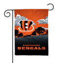 Cincinnati Bengals Scenic Double Sided Garden Flag (13"X18")
