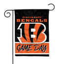 Bengals Game Day 13x18 Inch Double Sided Garden Flag
