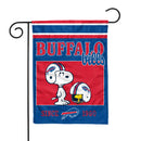 Buffalo Bills Peanuts Game Day 13x18 Inch Double Sided Garden Flag