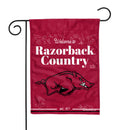 Arkansas Razorbacks Double Sided Garden Flag