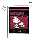 Arizona Cardinals Peanuts Game Day 13x18 Inch Double Sided Garden Flag