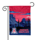 Arizona Wildcats Scenic Double Sided Garden Flag (13"X18")