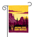 Arizona State Sun Devils Scenic Double Sided Garden Flag (13"X18")
