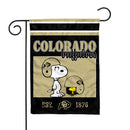 Colorado Buffaloes Peanuts Game Day 13x18 Inch Double Sided Garden Flag
