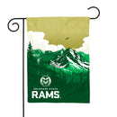 Colorado State Rams Scenic Double Sided Garden Flag (13"X18")