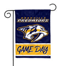 Nashville Predators Game Day 13x18 Inch Double Sided Garden Flag