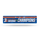 NCAA Florida Gators Plastic 4" x 16" Street Sign By Rico Industries