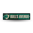 NCAA South Florida Bulls Plastic 4" x 16" Street Sign By Rico Industries