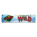 NHL Minnesota Wild Plastic 4" x 16" Street Sign By Rico Industries