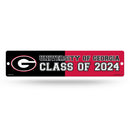 Georgia University Class Of 2024 Plastic Street Sign 4X16"
