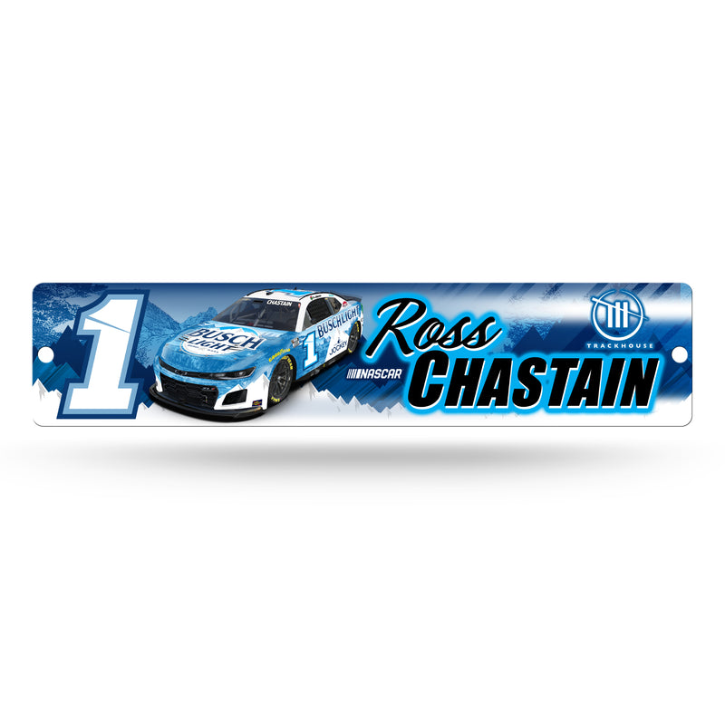Ross Chastain No. 1 Plastic Street Sign