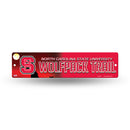 NCAA N.Carolina State Wolfpack Plastic 4" x 16" Street Sign By Rico Industries