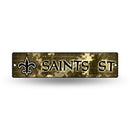 NFL New Orleans Saints Plastic 4" x 16" Street Sign By Rico Industries
