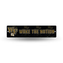 NCAA Wake Forest Demon Deacons Plastic 4" x 16" Street Sign By Rico Industries