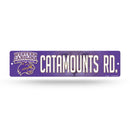NCAA Western Carolina Catamounts Plastic 4" x 16" Street Sign By Rico Industries