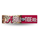NCAA Alabama Crimson Tide Plastic 4" x 16" Street Sign By Rico Industries