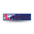 Mississippi Ole Miss Rebels Plastic Street Sign