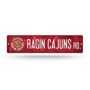 NCAA Louisiana-Lafayette Ragin Cajuns Plastic 4" x 16" Street Sign By Rico Industries