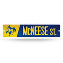 McNeese State Cowboys Plastic Street Sign