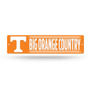 NCAA Tennessee Volunteers Plastic 4" x 16" Street Sign By Rico Industries
