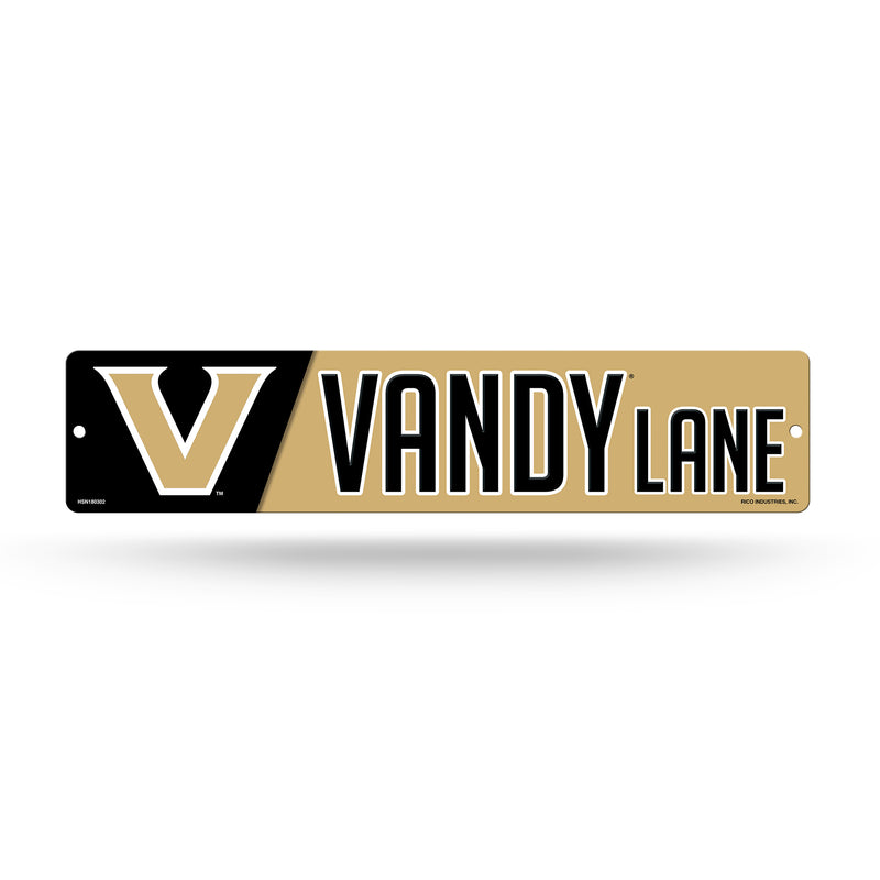 Vanderbilt Plastic Street Sign
