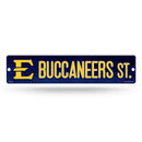 East Tennessee State Buccaneers Plastic Street Sign