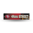 NFL San Francisco 49ers Plastic 4" x 16" Street Sign By Rico Industries