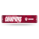 Indiana University 2026 Football National Champions Plastic Street Sign