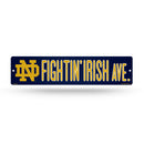 NCAA Notre Dame Fighting Irish Plastic 4" x 16" Street Sign By Rico Industries