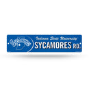 NCAA Indiana State Sycamores Plastic 4" x 16" Street Sign By Rico Industries