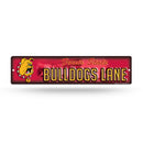 NCAA Ferris State Bulldogs Plastic 4" x 16" Street Sign By Rico Industries