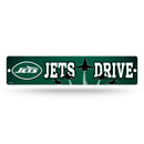 New York Jets Plastic Street Sign ( 4" x 16")